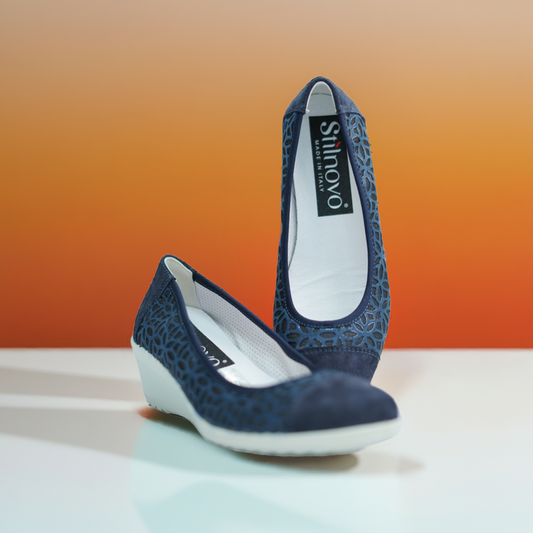 Ballerines à talon compensé Azzurra - STILNOVO